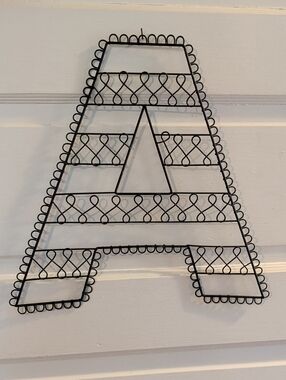 POTTERY BARN WIRE WALL LETTER ‘A’ Dorm Decor